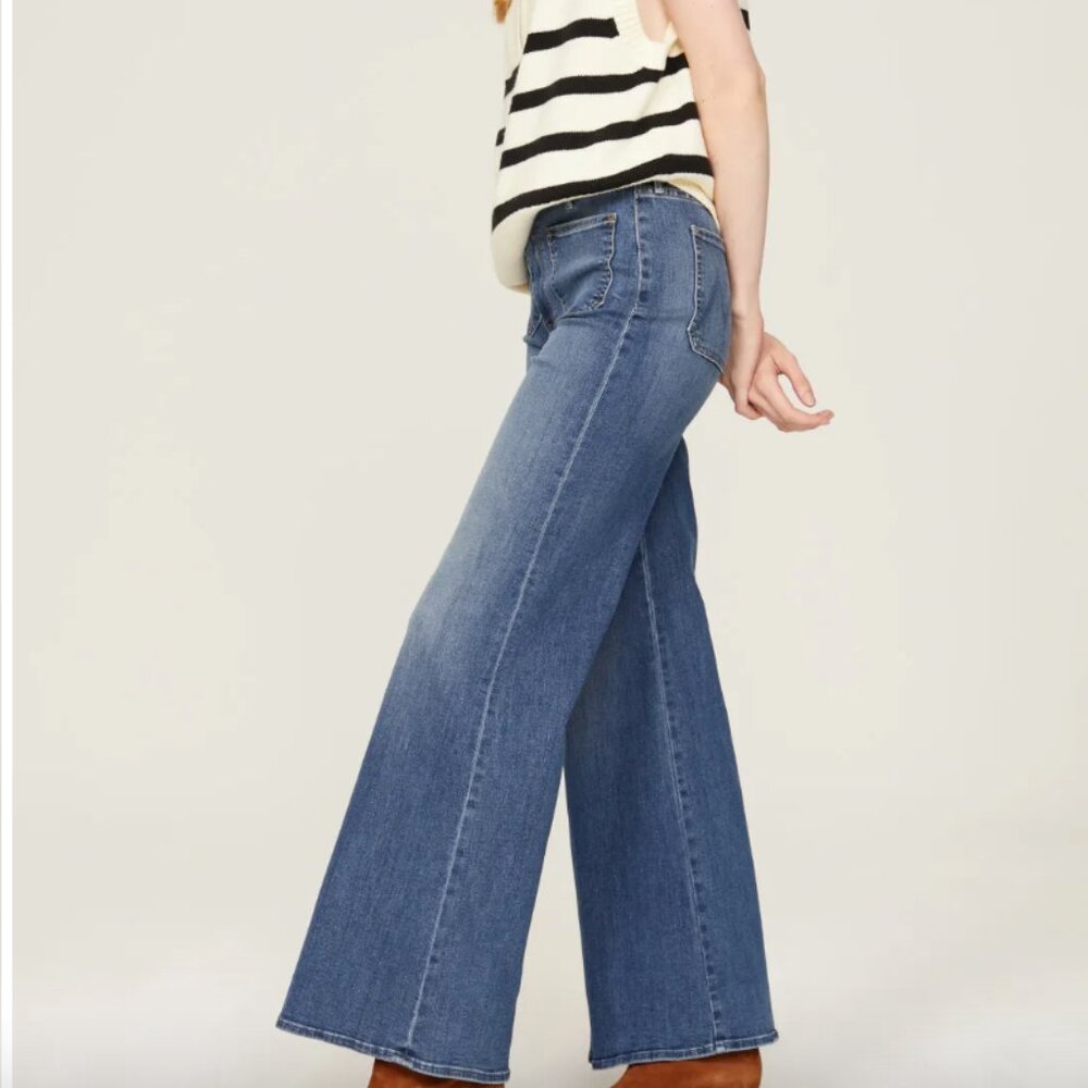MOTHER High Rise Blue Jeans